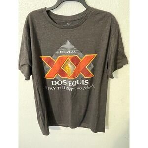 Gap Dos Equis Cerveza Beer Mens Graphic T Shirt XXL Stay Thirsty‎